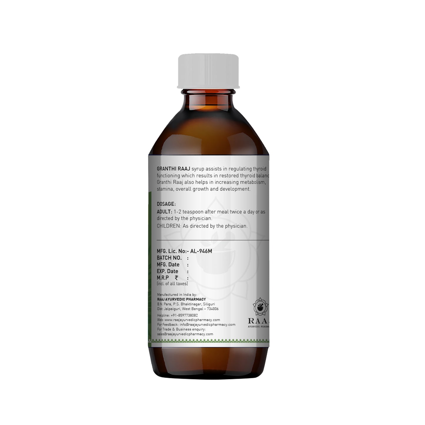 GRANTHI RAAJ AYURVEDIC SYRUP