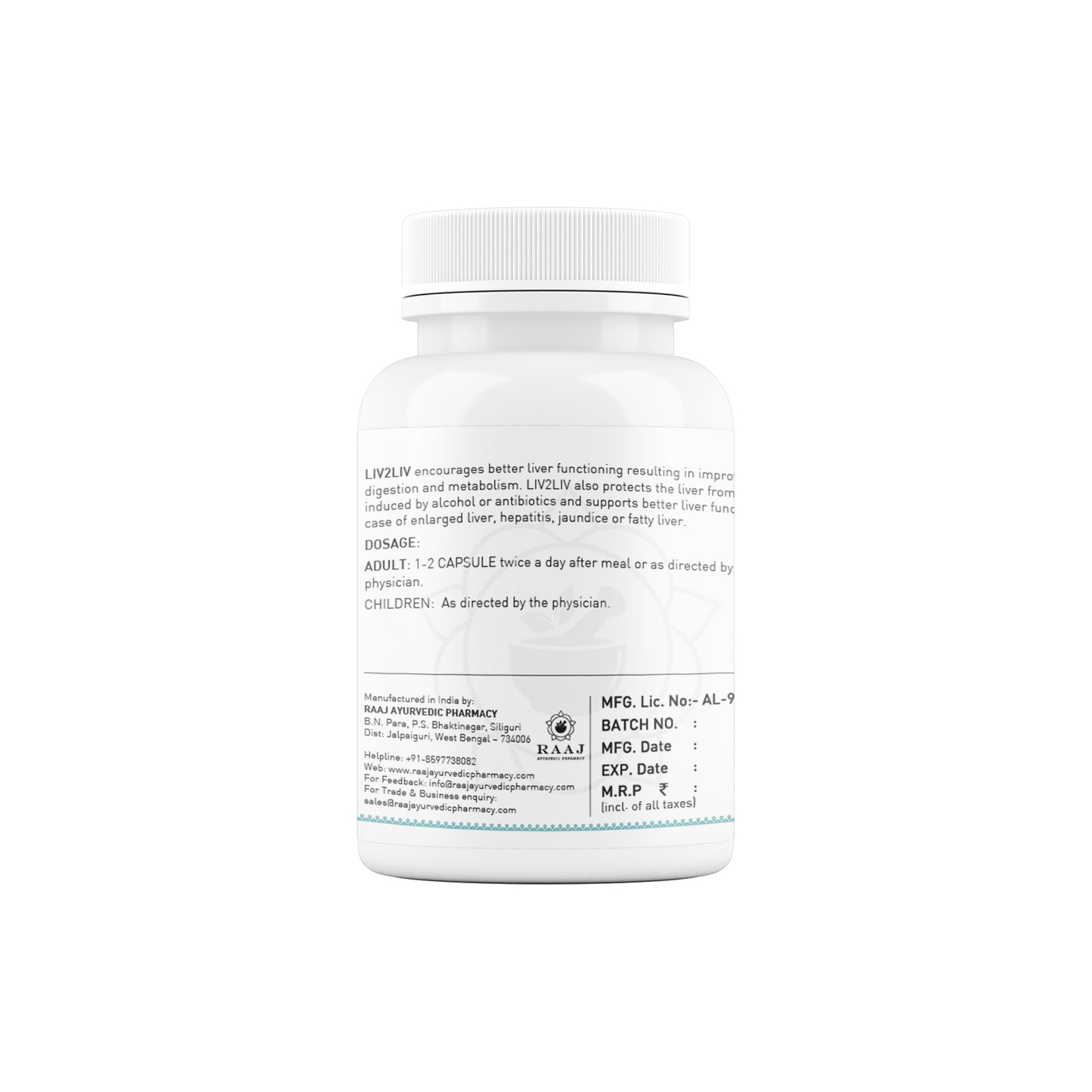 Liv 2 Liv Ayurvedic Tablets