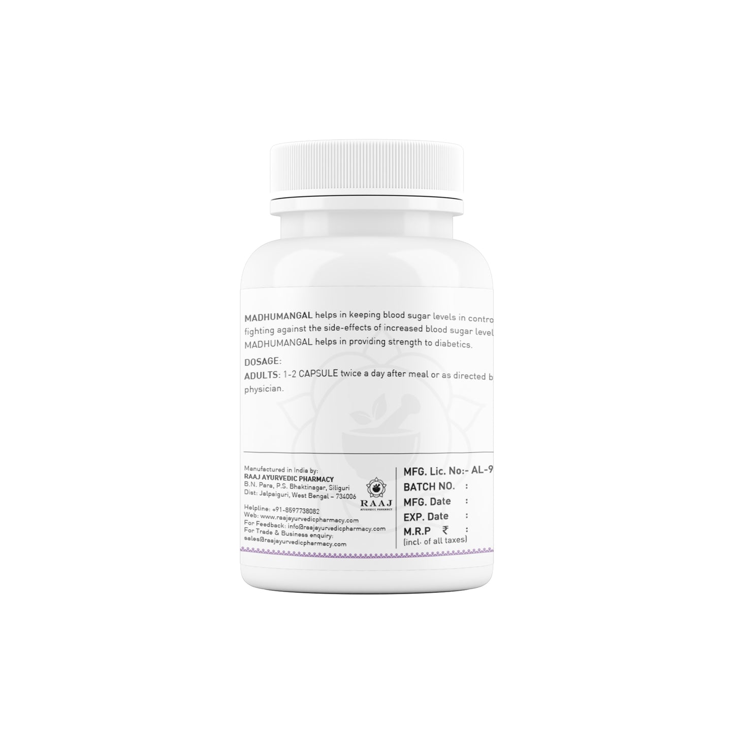 MADHU MANGAL AYURVEDIC TABLETS