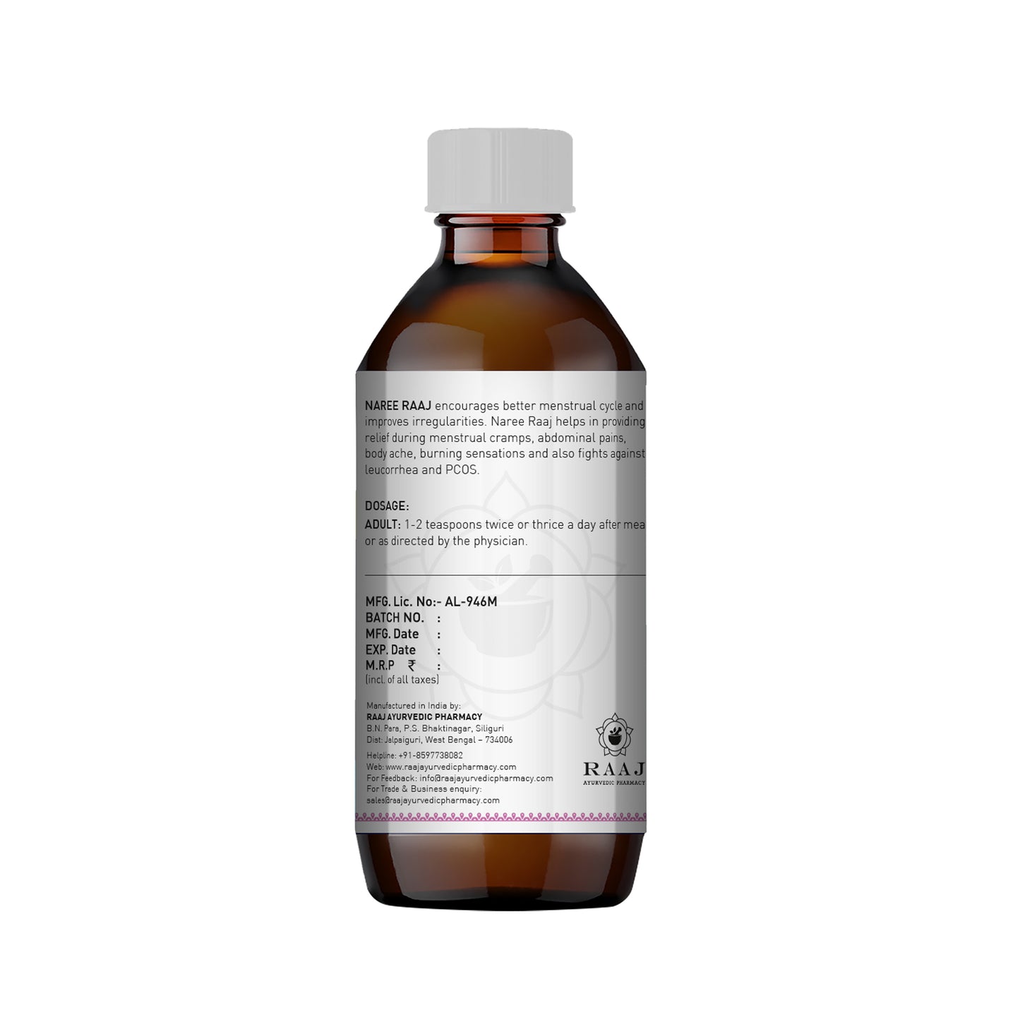 NAREE RAAJ AYURVEDIC SYRUP
