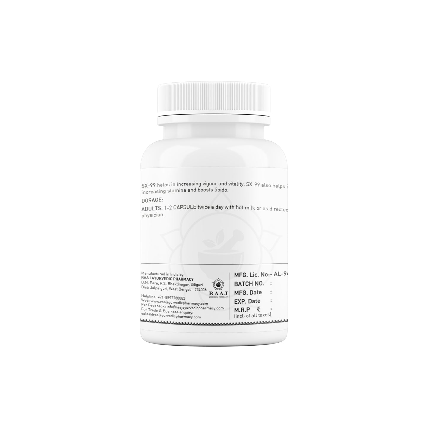 SX-99 CAPSULES FOR MEN